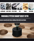 Heavy Duty 5/8 Inch 16mm M42 Bi-Metal Hole Saw Set With Hex Shank Arbor for cutting wood and other materials