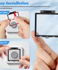 Installing Power Button Guard 2 Pack Clear Plastic Push Safety Covers for Computer PC Dishwasher Washing Machine Elevator Universal