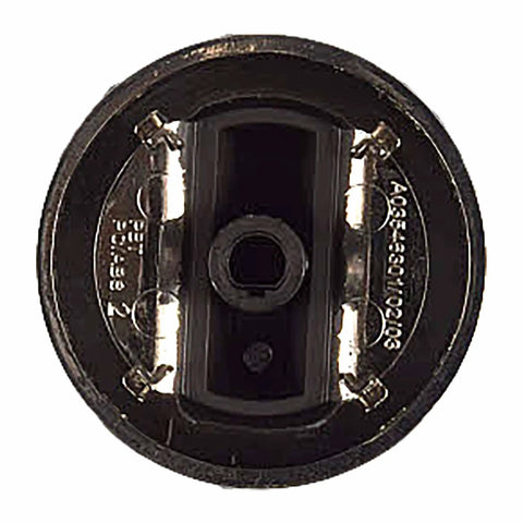 Bottom view of OEM Range Control Knob Replacement for Gas Stovetop and Surface Burners Fits 5304525746 Replaces 5304504839