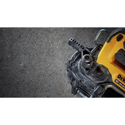 Close-up of 12V Max Xtreme Compact Cordless Bandsaw Bare Tool For One-Hand And Overhead Cuts Variable Speed Trigger