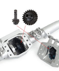 Beefed Up Heavy Duty Bevel Helical Overdrive Gear Set For One To Ten RC Crawlers AR44 Axle Portal Upgrade close-up view