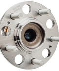 Close-up of Rear Wheel Bearing And Hub Assembly Two Piece Set For 2007 2012 Hyundai Elantra 2.0L With ABS Tone Ring 5 Bolt Lug Pattern
