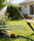 Stainless Steel Watering Wand Sprayer For Garden Hose, Lightweight Multi Use Nozzle watering plants with spray control