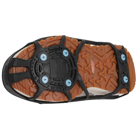 Everyday G3 Ice Cleats For Shoes And Boots With Traction Spikes, rubber sole view with tungsten diamond spikes