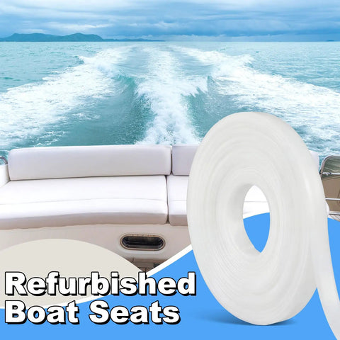 Pro Level Plastic Upholstery Tack Strips 2 Pack 21 Yards Marine Grade Waterproof Trim For Auto Boat And Furniture Fix No Cardboard Nonsense with refurbished boat seats.