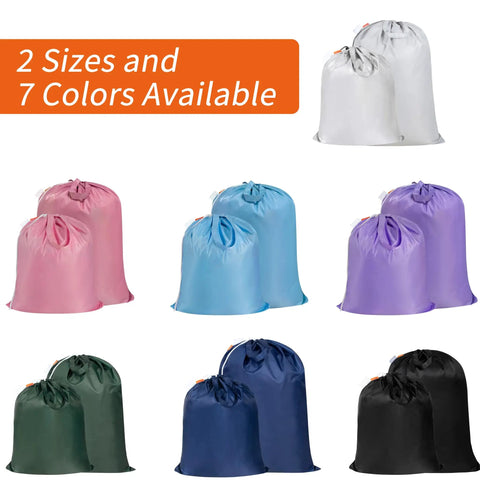 Extra Heavy Duty Laundry Bag With Handles 28 By 36 Inches Silver, Built To Carry 50 Pounds And 3 To 4 Loads, 7 color options