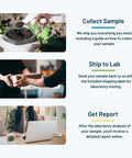 Steps to use Glyphosate In Soil Test Kit For Home Use With Nine Compounds And Certified Lab Analysis Included ISO 17025 Tested.