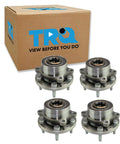 Front And Rear Wheel Bearing And Hub Assembly Set For Ford Explorer 2011-2012 And 2013-2019 Police Package And Police Interceptor Utility 4 Piece