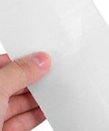 Hand holding 100 Pcs Epe Foam Packing Bags For Fragile Items White Sleeves To Protect Ceramics And Glassware During Moving And Shipping