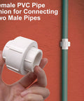 Holding 3/4 Inch PVC Pipe Union Fittings Set With Female Thread Couplings, 4 Piece Built Tough Heavy Duty PVC Connectors