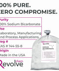 Go To Bulk 50 Lb Bag Of Lab Grade Baking Soda For Scientific Use, High Purity For pH Adjustment, Buffering, Solution Prep, Lab Workflows And Industrial Production Needs. 50 lb sodium bicarbonate bag, made in USA