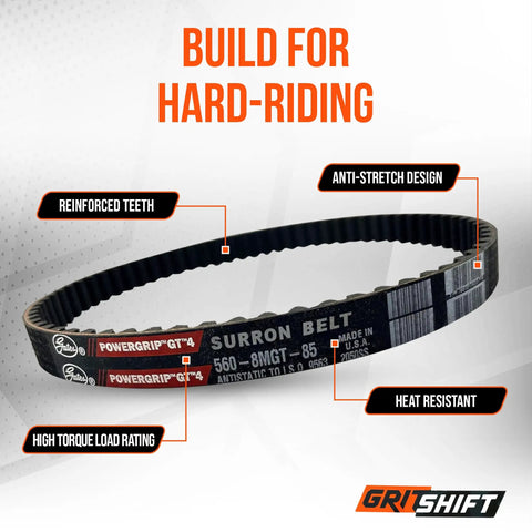 16mm High Torque Primary Drive Belt For SurRon LBX Talaria XXX Segway X260 Gates GT4 560 8MGT16 PowerGrip details