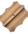 Heavy Duty Copper Door Hinges With Vintage Edge Rust Resistant Cabinet And Window Hardware For Homes And Renovations