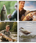 Fishing moments showcasing Pro Bass Fishing Wacky Rig Kit With 143 Piece Set Soft Plastic Worms In Four Colors 50 O Rings 40 Hooks.