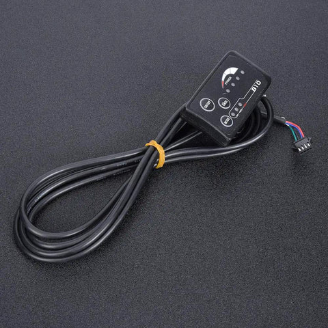 Five Wire 810 LED Display For Electric Bike With Control Panel Ebike Dashboard Readout Replacement Display 810 For Electric Bicycles And Ebikes High Visibility Easy Install Upgrade