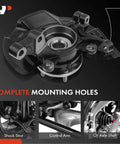 Front Left Steering Knuckle And Wheel Bearing Hub Assembly For 2011 Hyundai Sonata 2.0L With Sport Suspension Driver Side