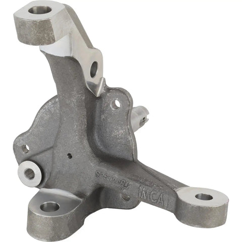 Bolt-On Right Side Spindle For 1974 To 1980, 7.625 Inch Stock Height, Heat Treated Forged Steel, Fits Granada And 10 Inch HD Hybrid Rotors
