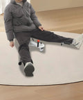 Person using Heavy Duty Leg Stretcher Training Machine For At Home Use 0 To 180 Degree Split Stretch Equipment With Alloy Frame