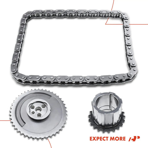 Engine Timing Chain Kit OHV V8 4.8L 5.3L 5.7L 6.0L For Chevy GMC Pontiac Isuzu Saab Hummer Cadillac Buick Express