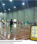 JUDYSSY Welcome Floodlight, Outdoor IP67 Waterproof LED projection lamp marking an indoor badminton court, 50W, 200W.