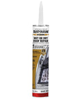 Extreme Rubberized Roof Repair Cement For Wet Or Dry Surfaces Black 10.1 Ounce Heavy Duty Sealant tube front view
