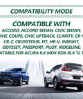 Image showing compatibility list for Heavy Duty Nylon Door Trim Panel Fasteners 30 Pack Solid Retainer Clips for Honda and Acura.