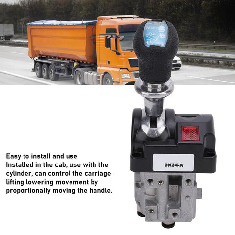 Proportional Air Actuator Hydraulic Control Valve With 3 Position Tipper Switch And 3 Hole Design for dump trucks