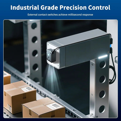 Workhorse Fixed Barcode Scanner With 4 In 1 Scanning Modes USB Interface 1D 2D QR Reader installed on assembly line