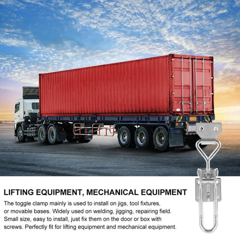 Rock Solid Stainless Steel Toggle Latch Clamp With Adjustable Movable Spindle For Jigging Tool Fixtures near truck with container