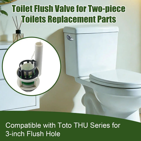 Solid Three Inch Flush Valve Repair Kit For Toto Two Piece Bathrooms No Fuss Bathroom Plumbing Fix With Top Shelf Seals And Smoother Flow Guaranteed Easy Install Plus Big Time Upgrade For Your Vintage Toilet Setup Today