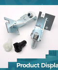 Adjustable Refrigerator Door Hinges Kit With Left And Right Hinges, Door Closers, And Bearings - Hassle-Free Repair Kit