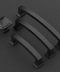 Matte Black Cabinet Pulls 4 Inch With Two Size Options Pack Of 10 Kitchen Cabinet Hardware For Easy Installation