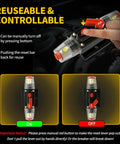 40 Amp Manual Reset Circuit Breaker DC 12 To 48V Waterproof Inline Fuse Holder in use showing reset button operation