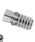 Heavy Duty Test Port Quick Couplings For Diagnostic Equipment One Quarter Inch 18 Female NPTF Threads High Pressure Up To Six Thousand PSI SAE J1502 ISO 15171 1 Compliant.
