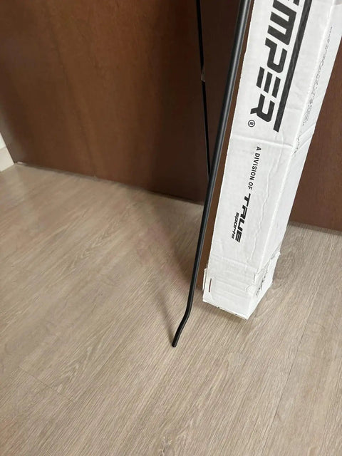 Blackout True Temper Double Bend Putter Shaft With 370 Tip for Golfers, close-up of shaft and packaging