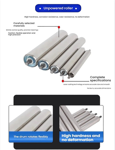 Heavy Duty Stainless Steel Kitchen Utensils Set With Easy Grip Handles Pro Level Build For Baking And Everyday Meal Prep slick unpowered rollers