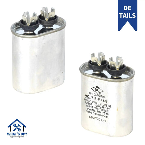Beefy RV Air Conditioner Motor With Capacitor For Coleman RV Units One Third Horsepower 115 Volts 1675 RPM Two Speed
