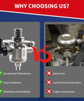Plug-And-Play High Pressure Fuel Pump 12622475 next to alternative model, highlighting performance and installation benefits