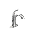 Single Control Bathroom Sink Faucet Featuring Pop Up Drain In Polished Chrome All Metal Construction With Speed Connect Drain