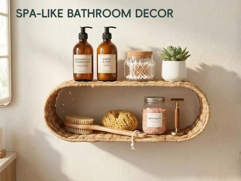 No Fuss Slick Wall Mounted Wicker Shelf Bathroom Organizer Rattan Hanging Toilet Paper Holder Basket Mega Roll Storage Rack Sweet Spot Dispenser For Legit Home Decor