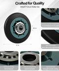 Dryer Repair Kit With Drum Roller Idler Pulley And Belt For Whirlpool Kenmore Maytag Replaces 4392065RC WP691366 roller design