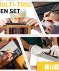 9 In 1 Multitool Pen Gift For Men Fathers Day Gift used for measuring, writing, and sketching in various scenarios