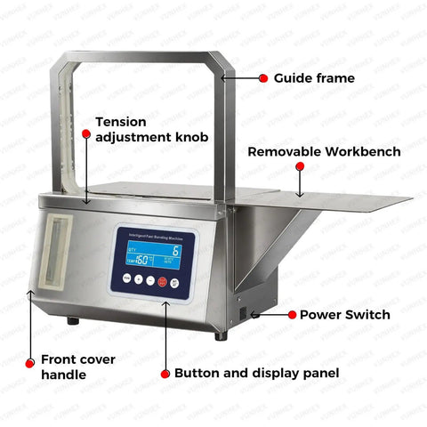 Fast Automatic Bundling Machine With 12mm Hot Melt Strapping Hands Free Like A Boss One And A Half Seconds Binding System