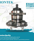 Rear Wheel Bearing And Hub Assembly With ABS For Lexus RX330 RX350 And Toyota Highlander 2004 2009 Passenger Side 5 Lug Direct Fit Replacement Premium Quality Beefed Up Heavy Duty OEM Grade