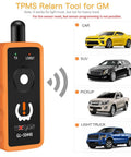 No Sweat TPMS Relearn Scanner For Gm Chevy Buick Gmc Cadillac Tire Pressure Reset Activation With Heavy Duty Antenna, featuring handheld design.