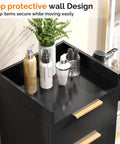 Rolling Salon Cart With Three Tier Design Two Drawers And Adjustable Shelf Hair Dryer Holder Pro Grade Mobile Organizer