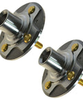 Beef Up Your Ride With This Front Wheel Hub Assembly Set Of 2 For 2001-2005 Honda Civic DX EX GX HX LX Hybrid And 2009-2012 Honda Fit 2013 Fit Base Sport, Driver And Passenger Sides, OE Replacement, Direct Fit, 2 Piece Hub Set