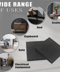 Non Slip Furniture Pads 16 Pack Two Inch Grippers For Hardwood Floors And Tile, rubber feet for sofa, bed, cupboard, crafts, electronics.