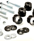 Billet Aluminum Subframe Bushing Kit With Interlocking Design For Superior Stiffness And Precise Fit, CNC Machined 6061T6 Sleeves, hardware