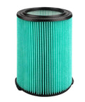 Replacement VF6000 Filter For 5 To 20 Gallon Wet Dry Shop Vacuums Heavy Duty Five Layer Pro Grade Filter cylindrical design